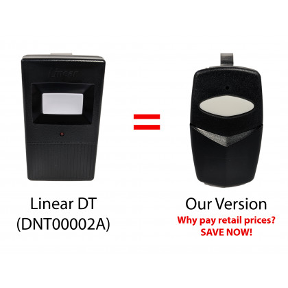 Linear DNT00002A DT Compatible 310 MHz Visor Remote Control Linear DTC Linear DTD